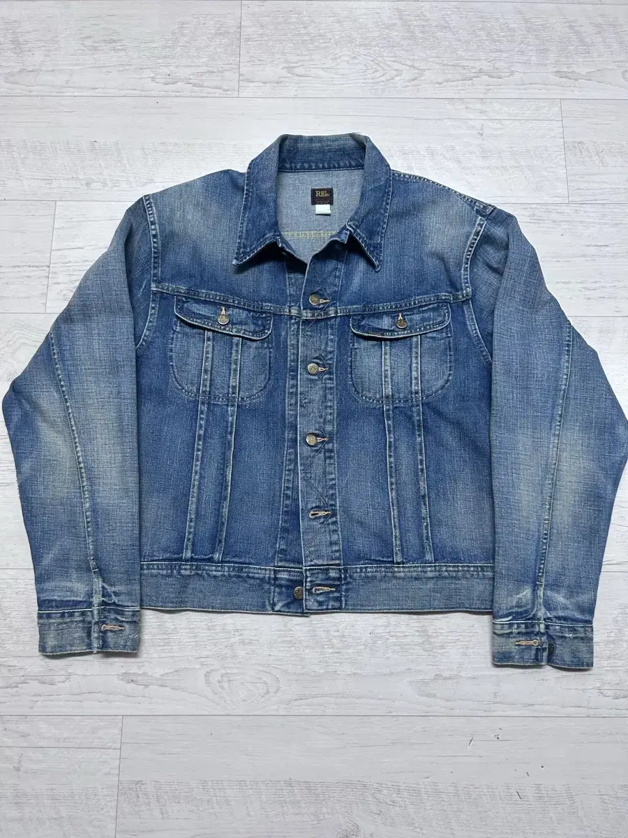 RRL LOT 271 리랜드 연청 데님 자켓 XL